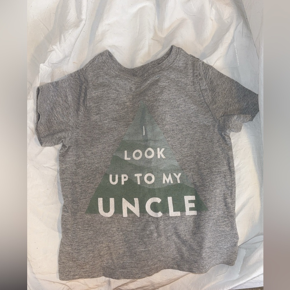 I LOOK UP TO MY UNCLE-3T BOY SHIRT